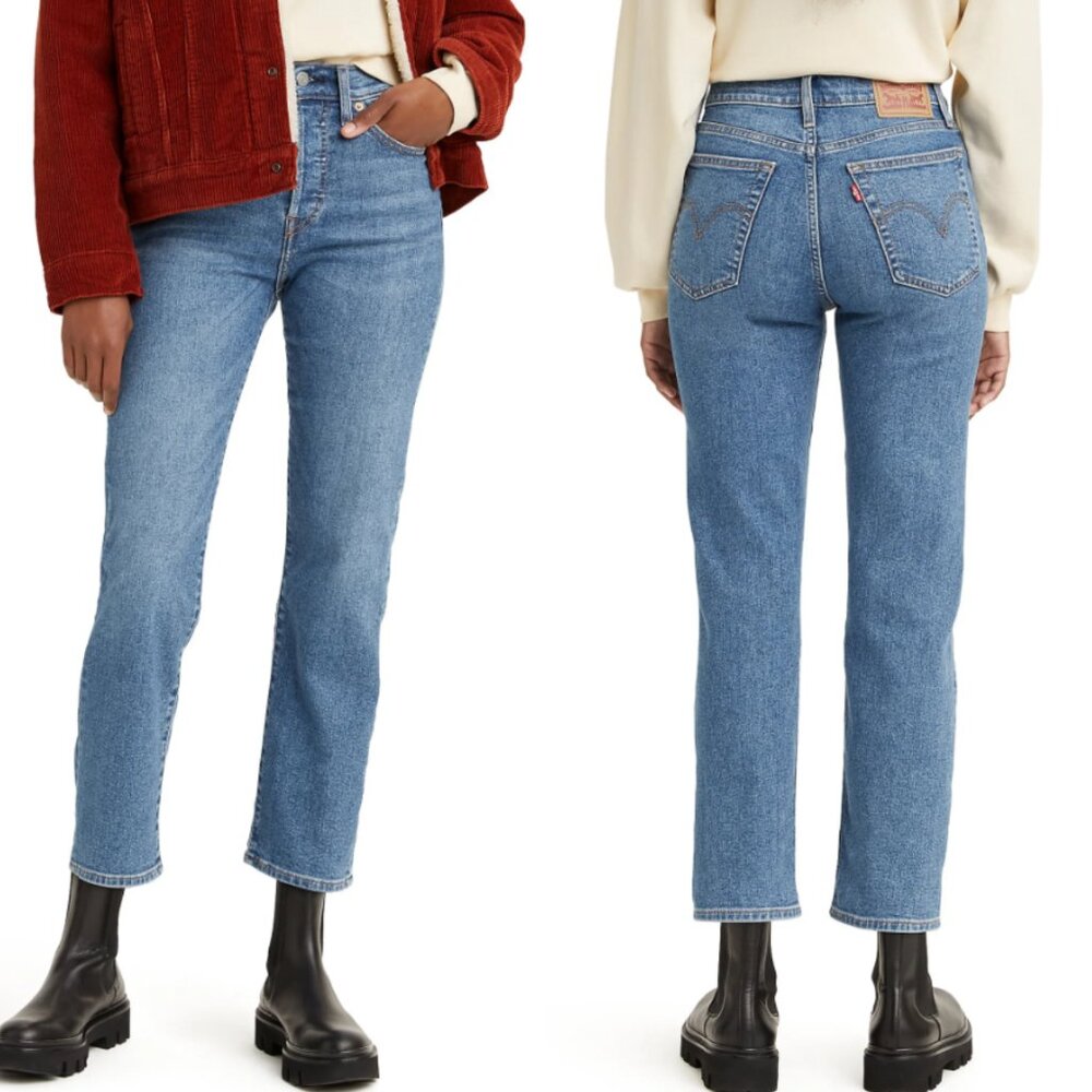 Levi's Women's Straight Leg Jeans - Light Blue Denim